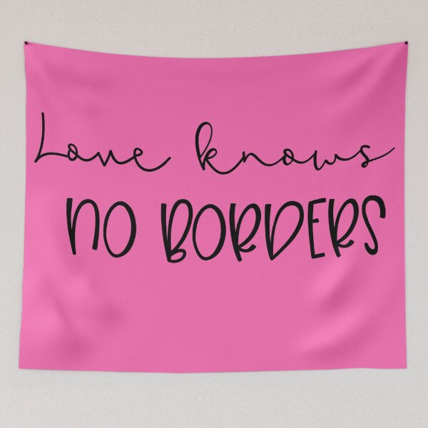 Item preview, Love Knows No Borders Pink | Stay Strong designed and sold by SerendipityNow.