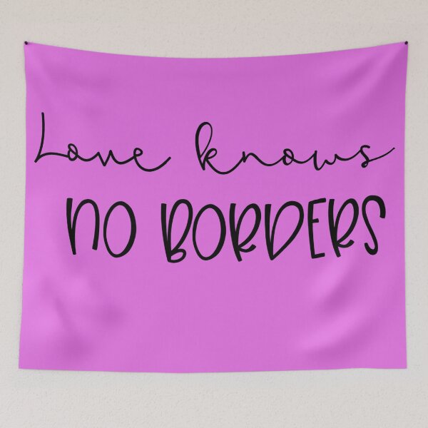 Item preview, Love Knows No Borders Purple | Stay Strong designed and sold by SerendipityNow.