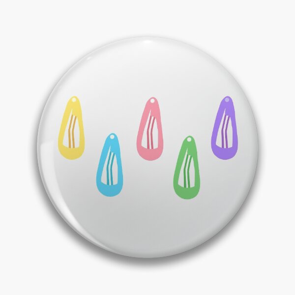 Item preview, BARRETTE HAIR CLIP STICKER PACK designed and sold by Glossypop.