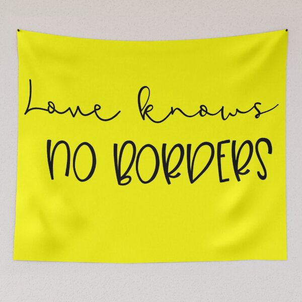 Item preview, Love Knows No Borders Yellow | Stay Strong designed and sold by SerendipityNow.