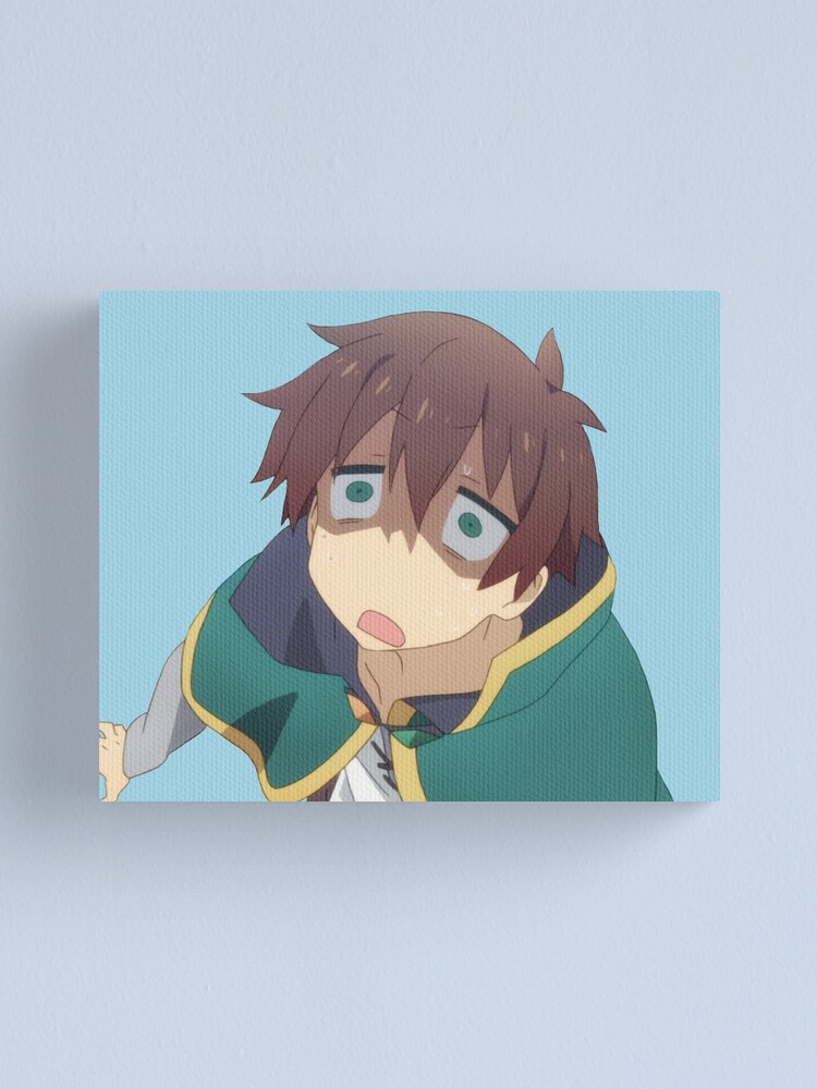 Konosuba - funny Kazuma Satou ! Art Board Print by Anna Blonwell