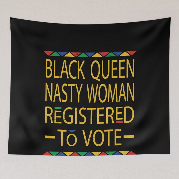 Aperçu de l'œuvre Black Queen | Femmes méchantes | Vote 2020 créée et vendue par LushCatDesign.
