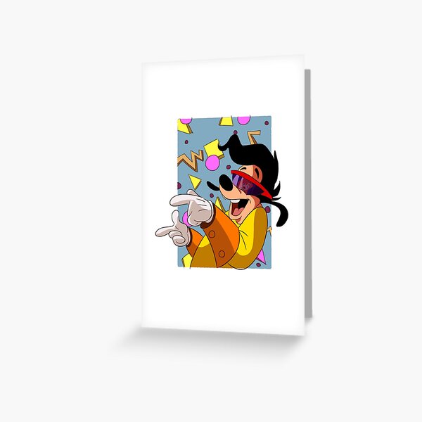 "Max Goof" Greeting Card for Sale by GlointheArt Redbubble
