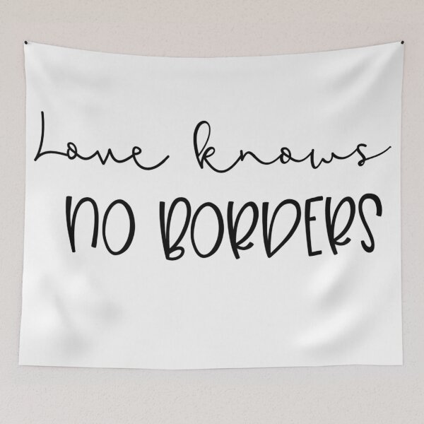 Item preview, Love Knows No Borders White | Stay Strong designed and sold by SerendipityNow.