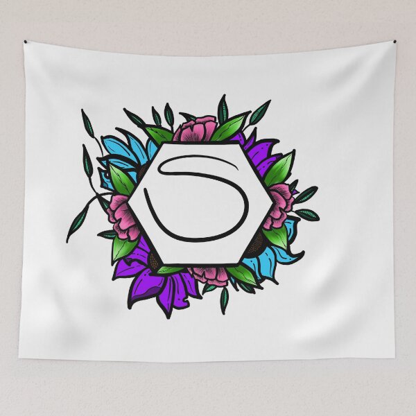 Item preview, Honeycomb Monogram S designed and sold by jessieartsdaily.