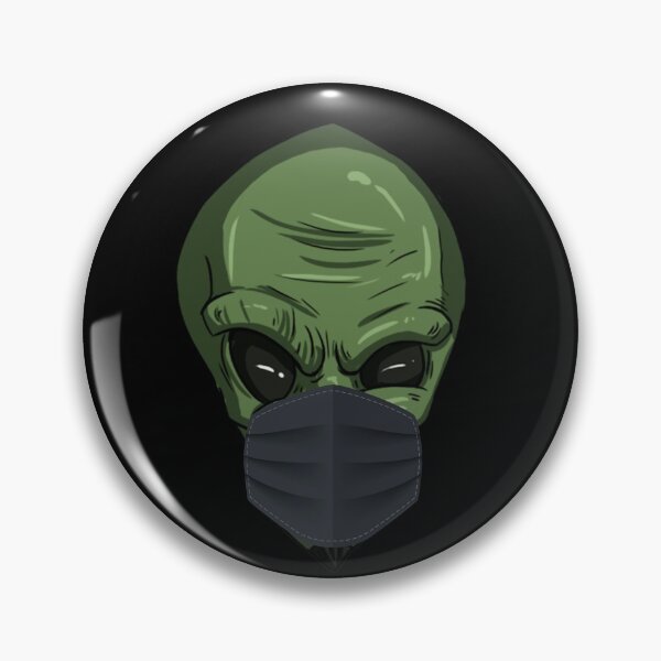 Item preview, Alien Wearing A Face Mask Germophobe Halloween Gift Gear designed and sold by DynamicDesign.