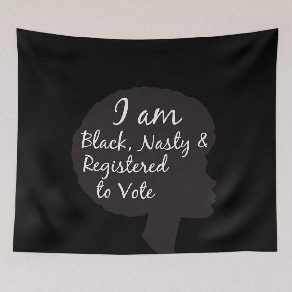 Aperçu de l'œuvre Black Queen | Femmes méchantes | Vote 2020 créée et vendue par LushCatDesign.