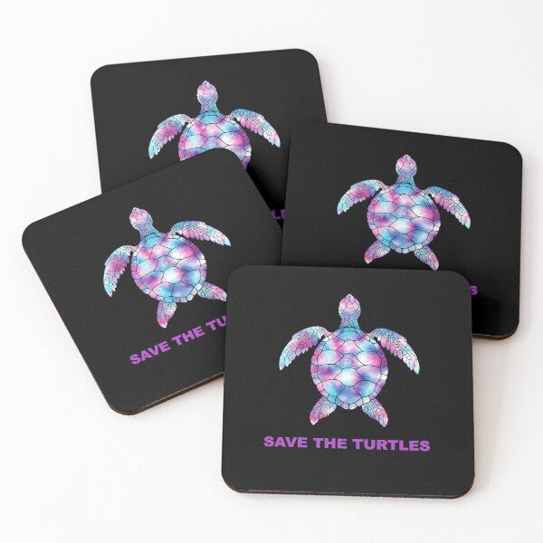 Artikelvorschau, Tie Dye Turtle Pink Blau Lila Splotch Rette die Schildkröten vsco Aesthetic entworfen und verkauft von Draculaura2009.