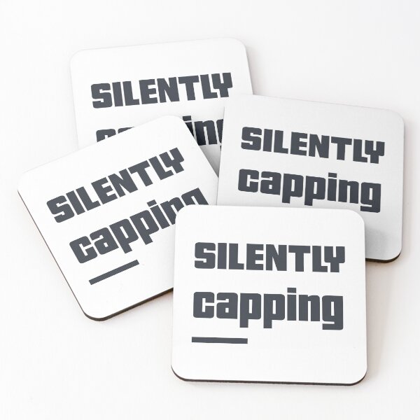 Item preview, Silently capping or silently lying funny teen slang  designed and sold by Siahtasi55.