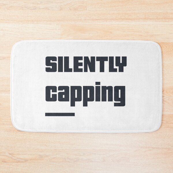 Item preview, Silently capping or silently lying funny teen slang  designed and sold by Siahtasi55.