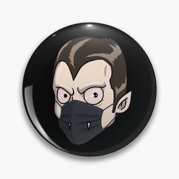 Item preview, Vampire Wearing A Face Mask Germophobe Halloween Gift Gear designed and sold by DynamicDesign.