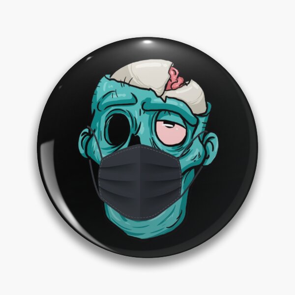 Item preview, Zombie Wearing A Face Mask Germophobe Halloween Gift Gear designed and sold by DynamicDesign.
