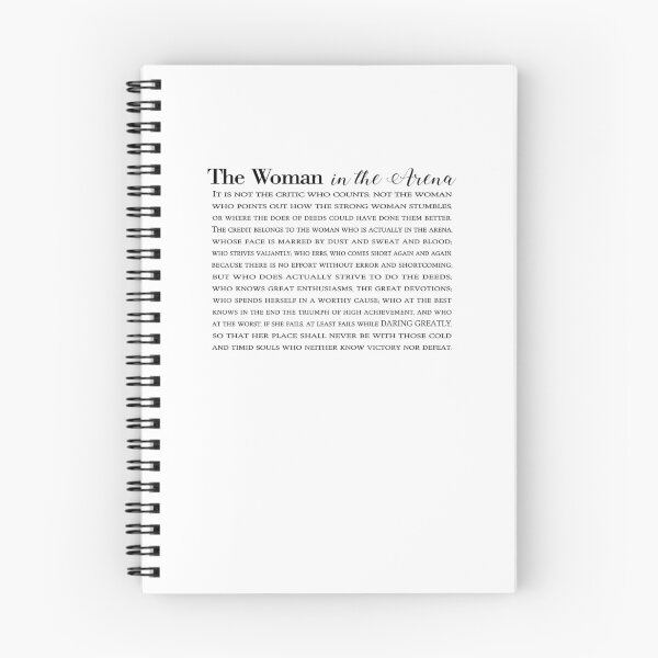 Item preview, The Woman In The Arena Horizontal - Daring Greatly Theodore Roosevelt Quote designed and sold by EKartPrints.