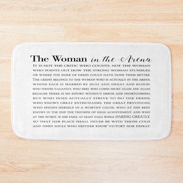 Item preview, The Woman In The Arena Horizontal - Daring Greatly Theodore Roosevelt Quote designed and sold by EKartPrints.