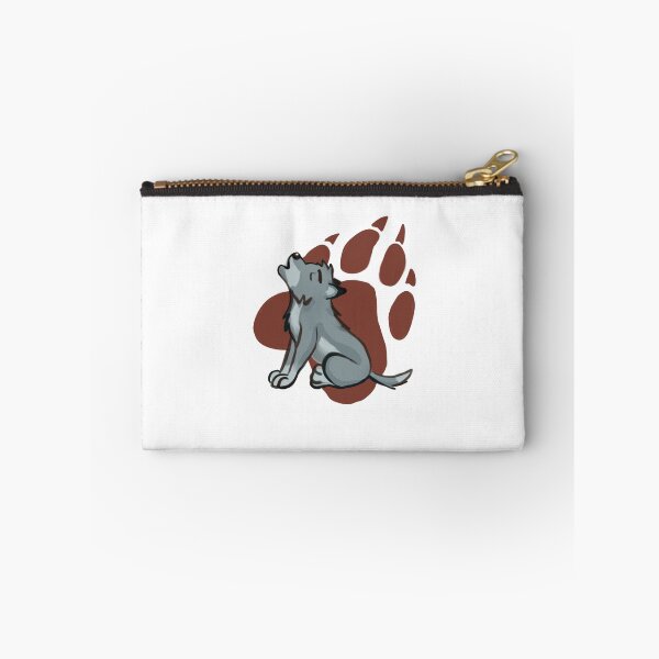 Item preview, Wolf pup with paw print designed and sold by storyseeker94.