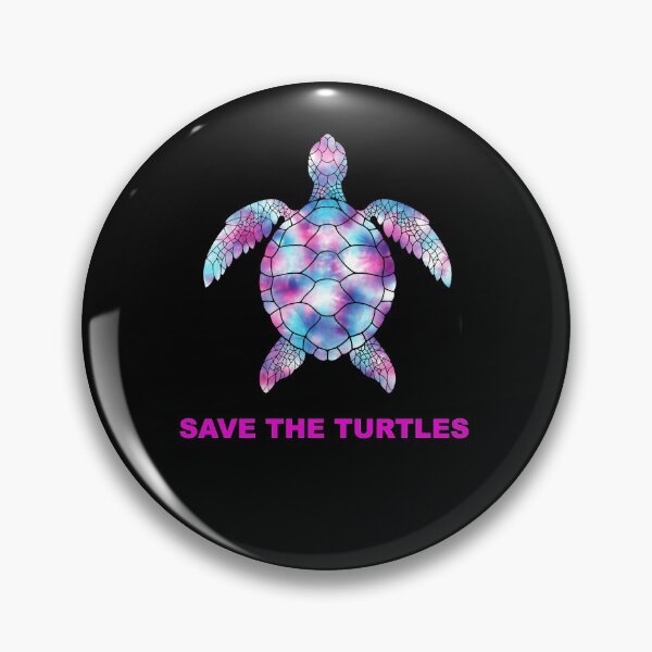 Artikelvorschau, Tie Dye Turtle Pink Blau Lila Splotch Rette die Schildkröten vsco Aesthetic entworfen und verkauft von Draculaura2009.