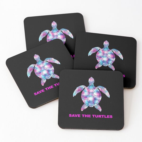 Artikelvorschau, Tie Dye Turtle Pink Blau Lila Splotch Rette die Schildkröten vsco Aesthetic entworfen und verkauft von Draculaura2009.