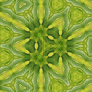 Artwork thumbnail, Green Geometric by Susan Rydberg