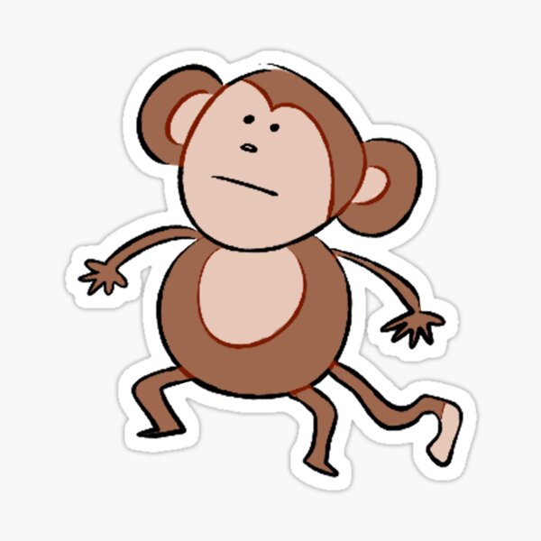 Funky Monkey Stickers for Sale | Redbubble Funky Monkey Stickers for Sale | Redbubble