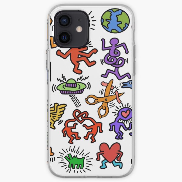 Symboles de haring Coque souple iPhone