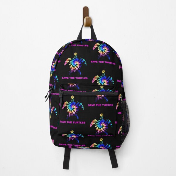 Item preview, Tie Dye Turtle Multicolored Rainbow with Black Pink Blue Purple Green Yellow Wheel Save the Turtles vsco Aesthetic designed and sold by Draculaura2009.