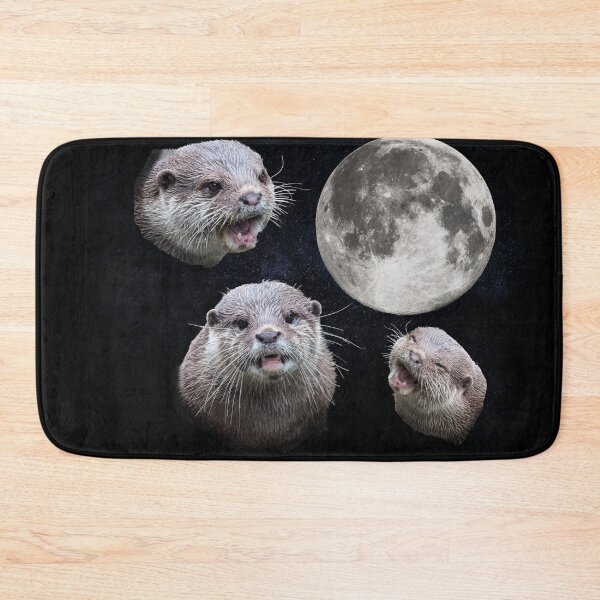 Item preview, Three Otter Moon designed and sold by agenderblob.