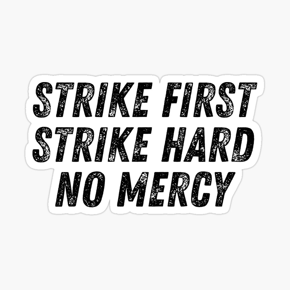 Cobra Kai Logo Type (Karate Kid) Strike Hard Strike First No Mercy Diecut  MAGNET