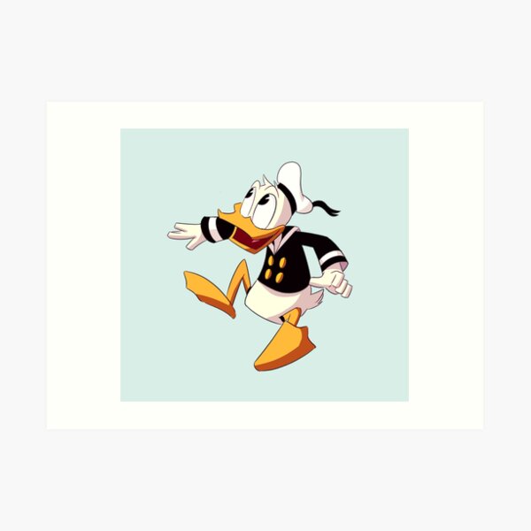 Donald Duck Art Print
