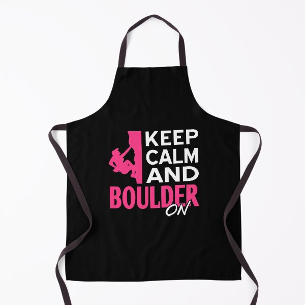Item preview, Keep Calm and Boulder on Rock Climbing designed and sold by NeXore.