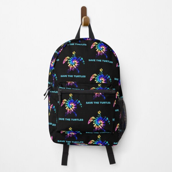 Item preview, Tie Dye Turtle Multicolored Rainbow with Black Pink Blue Purple Green Yellow Wheel Save the Turtles vsco Aesthetic designed and sold by Draculaura2009.
