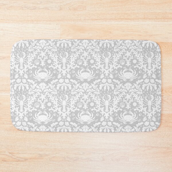 Item preview, Cape Cod Damask in Gray designed and sold by Sharilea.