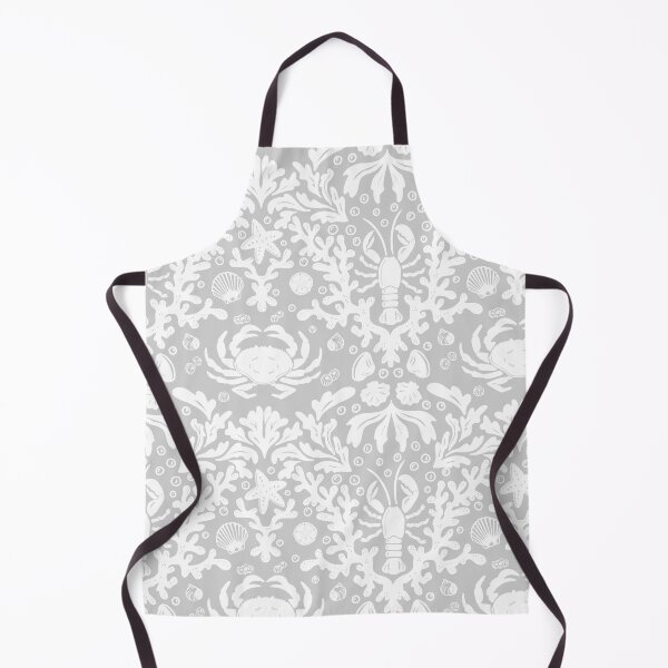 Item preview, Cape Cod Damask in Gray designed and sold by Sharilea.
