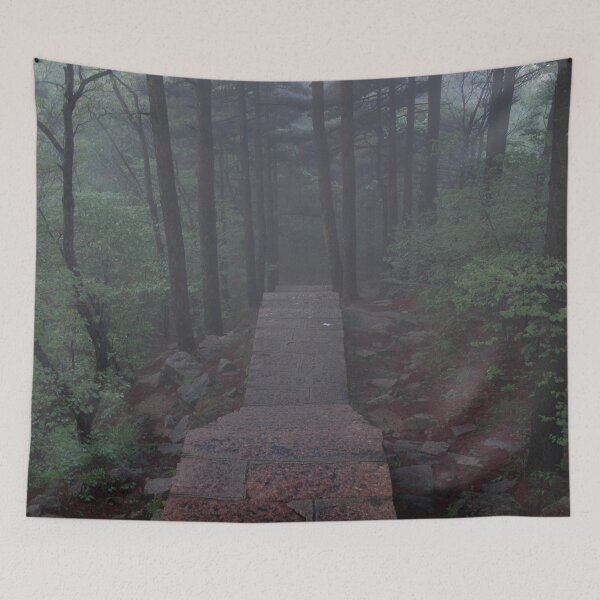Item preview, PATH TO MIST FOREST | Landscape Photo designed and sold by PhotoStory.