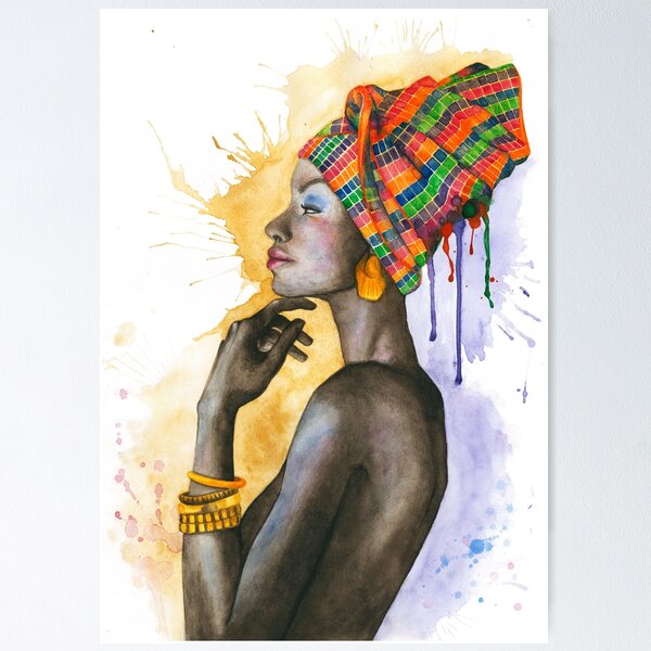 Item preview, African woman designed and sold by Darbaeva.