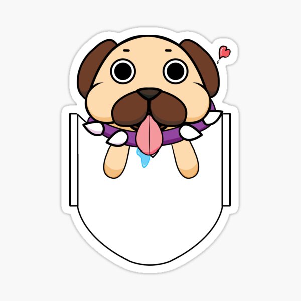 Pocket Puggy Sticker
