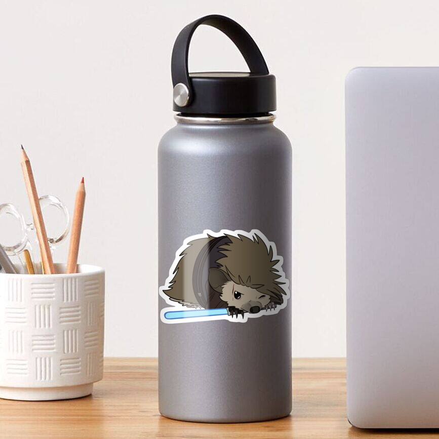 Vista previa del artículo con la obra «Pegatina brillante», diseñado y vendido por HedgeEmporium.