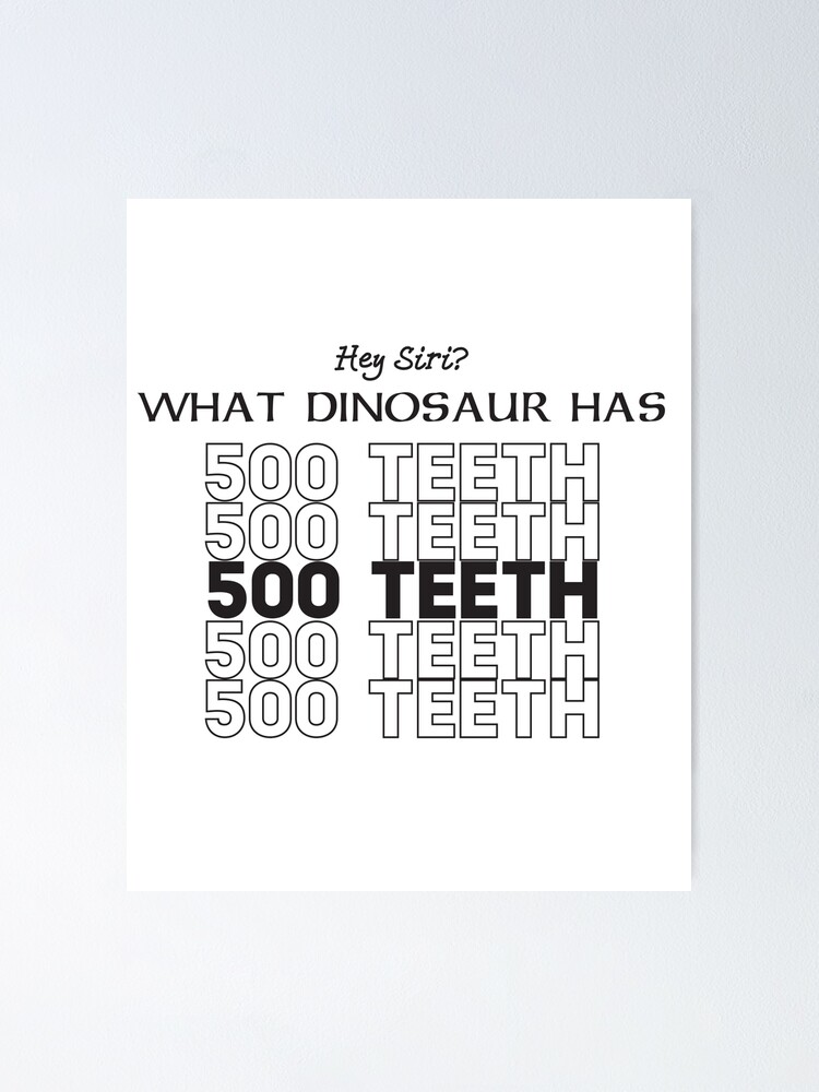Welcher Dinosaurier Hat 500 Zähne