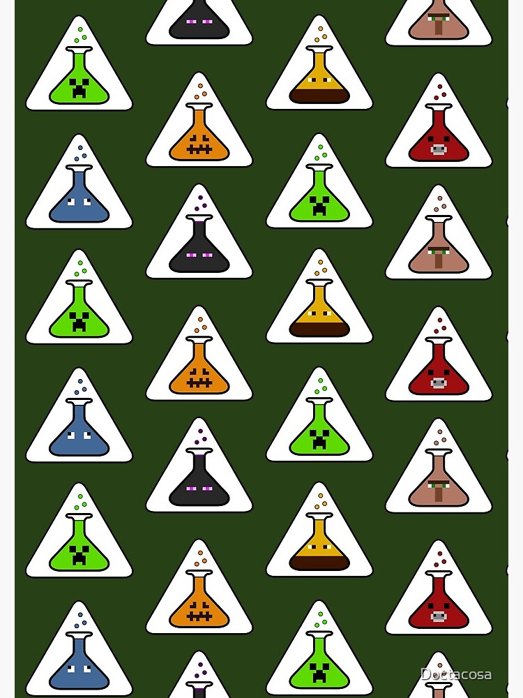 Creeper's Lab - All the beakers by Doctacosa
