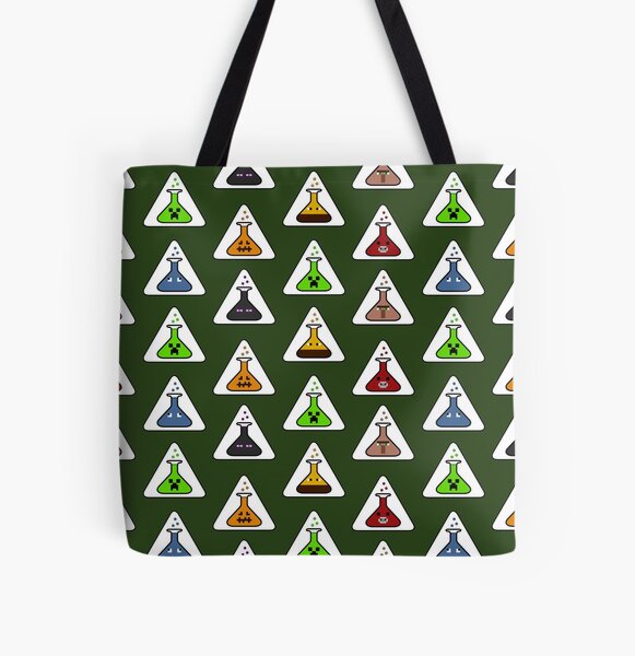 Creeper's Lab - All the beakers All Over Print Tote Bag