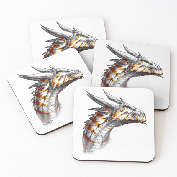 Item preview, Noble Tiger Dragon in Orange designed and sold by Brina Williamson.