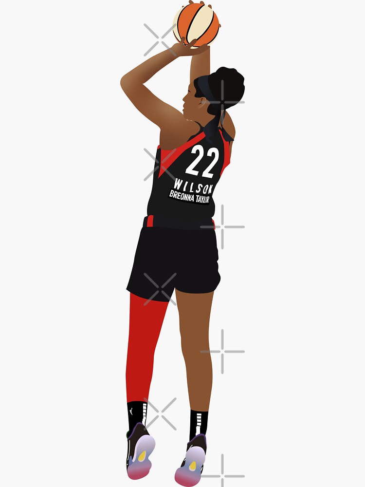 Nike Youth Las Vegas Aces Black A'ja Wilson #22 Rebel Jersey