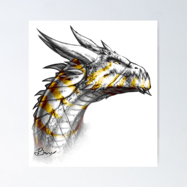 Item preview, Noble Tiger Dragon in Gold designed and sold by Brina Williamson.