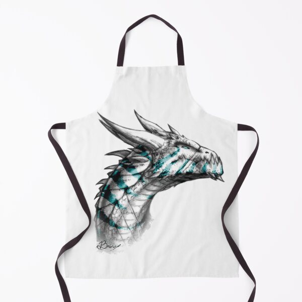 Item preview, Noble Tiger Dragon in Teal designed and sold by Brina Williamson.