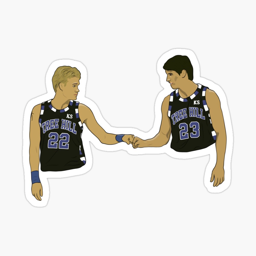 Nathan Scott 23 One Tree Hill Ravens Basketball Jersey by Morrissey&Macallan