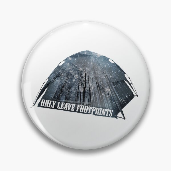 Item preview, Only leave footprints: Tent designed and sold by -BWB-.