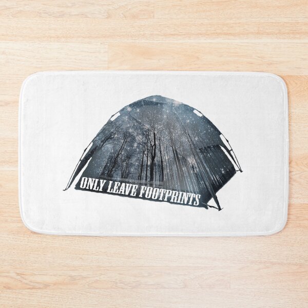 Item preview, Only leave footprints: Tent designed and sold by -BWB-.