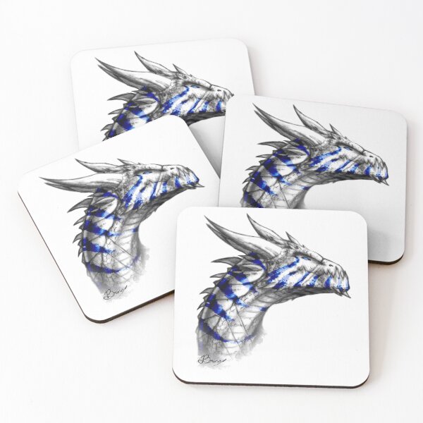 Item preview, Noble Tiger Dragon in Blue designed and sold by Brina Williamson.