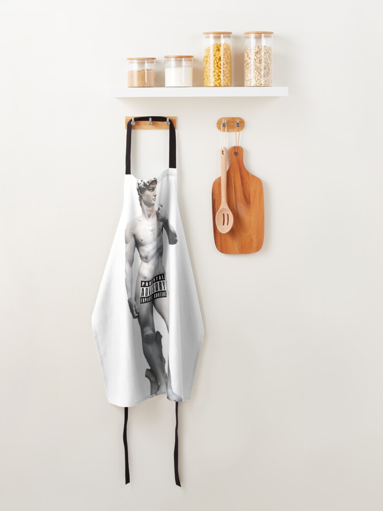 Alternate view of Michelangelo David Apron