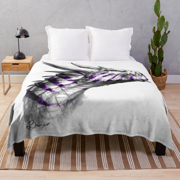 Item preview, Noble Tiger Dragon in Purple designed and sold by Brina Williamson.