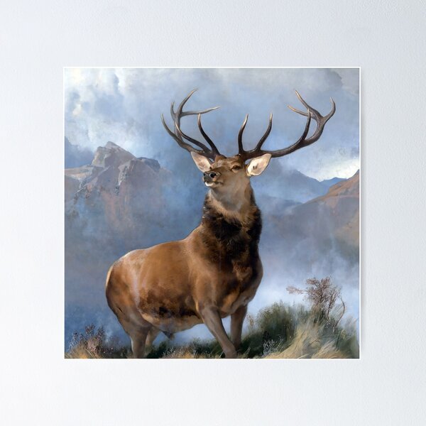 Item preview, The Monarch of the Glen - Edwin Henry Landseer - 1851 designed and sold by CJET.